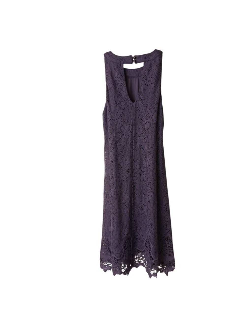 Altar'd State Purple Lace Sleeveless Midi Dress Sz S Lined Button NWT #I-12 - Picture 12 of 12